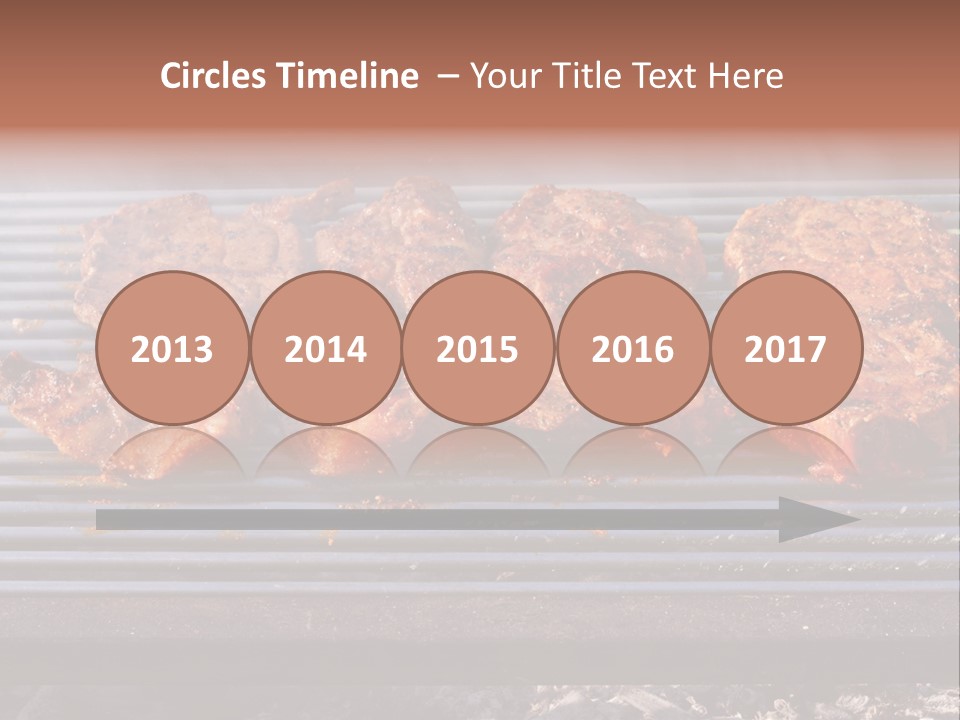 Steak Spices Gas PowerPoint Template