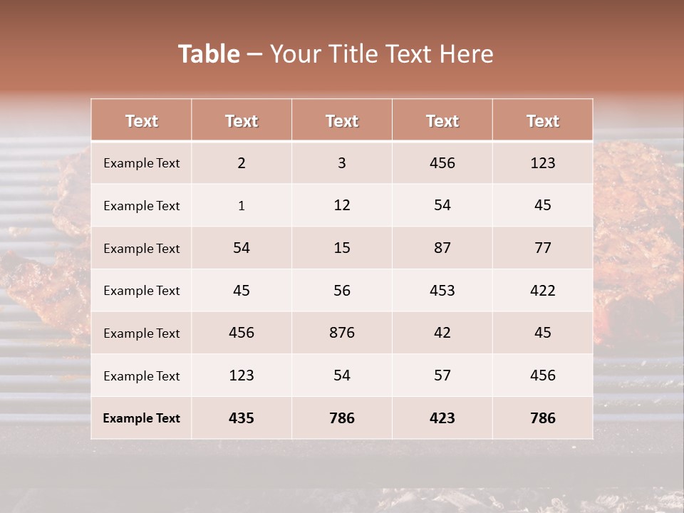 Steak Spices Gas PowerPoint Template