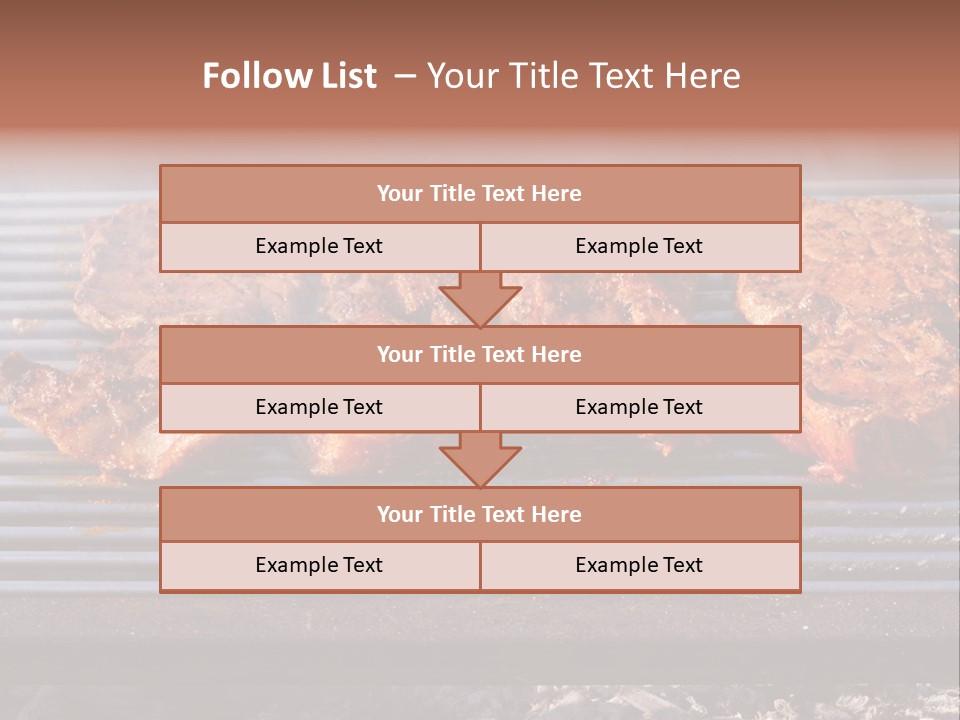 Steak Spices Gas PowerPoint Template