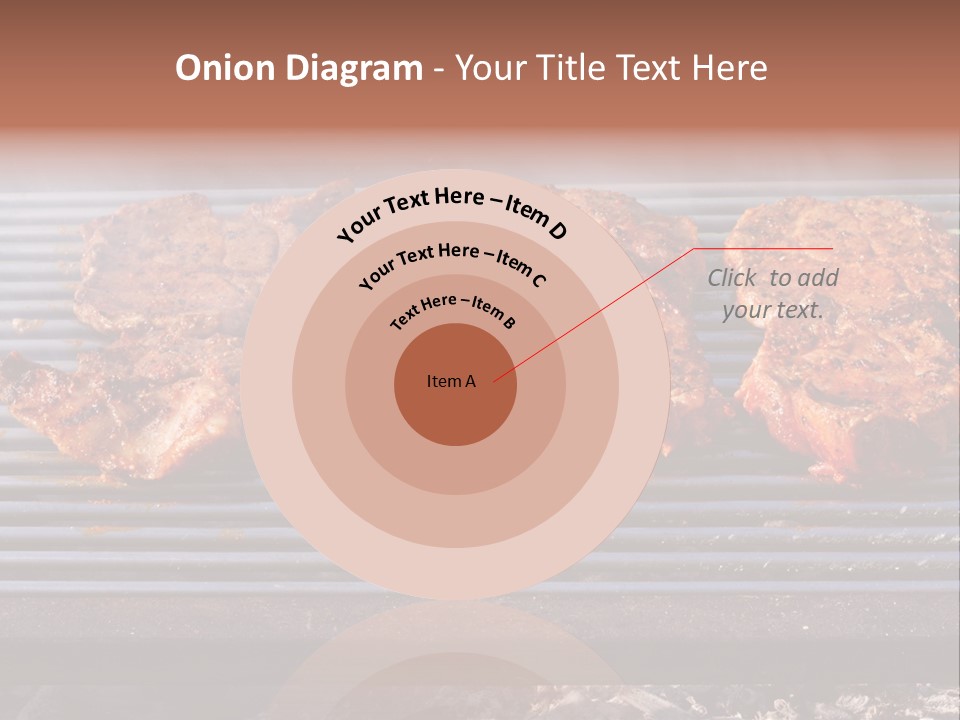 Steak Spices Gas PowerPoint Template