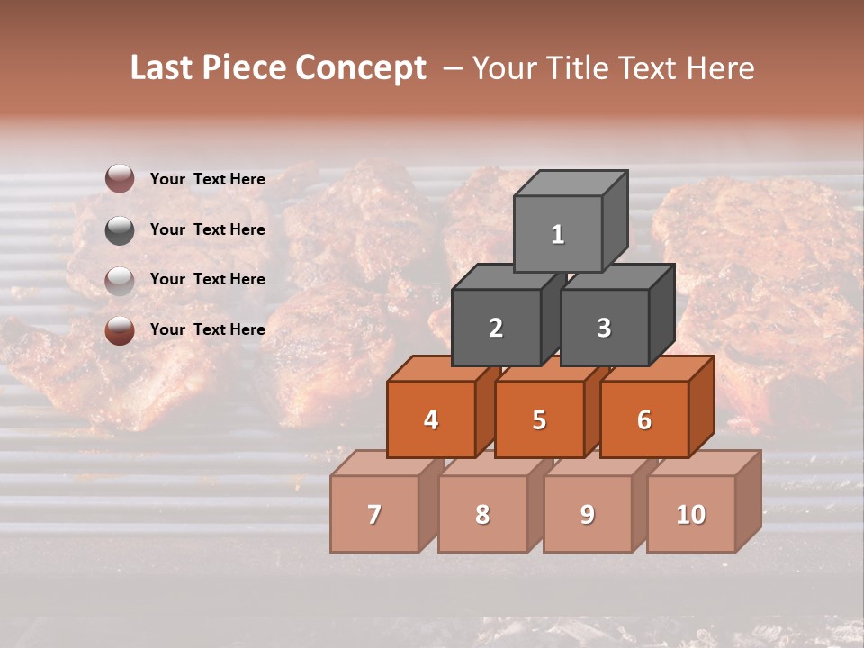 Steak Spices Gas PowerPoint Template