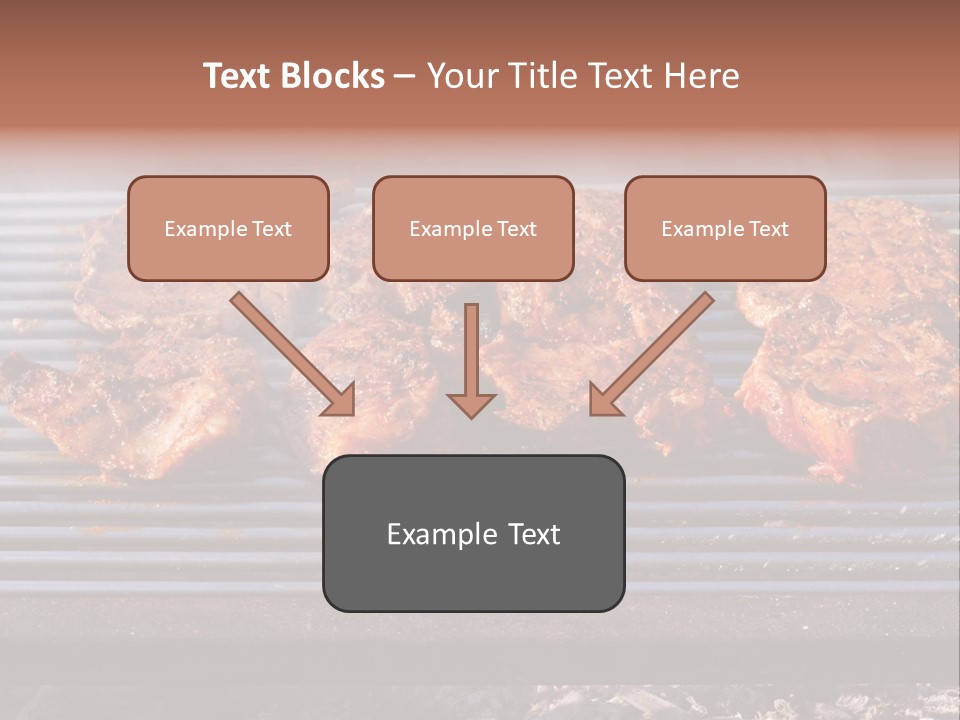 Steak Spices Gas PowerPoint Template