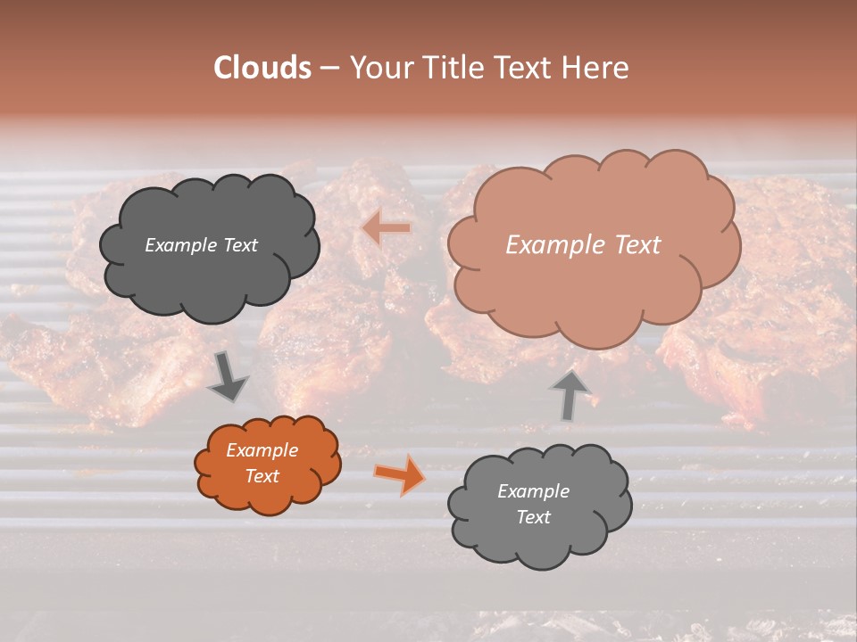 Steak Spices Gas PowerPoint Template