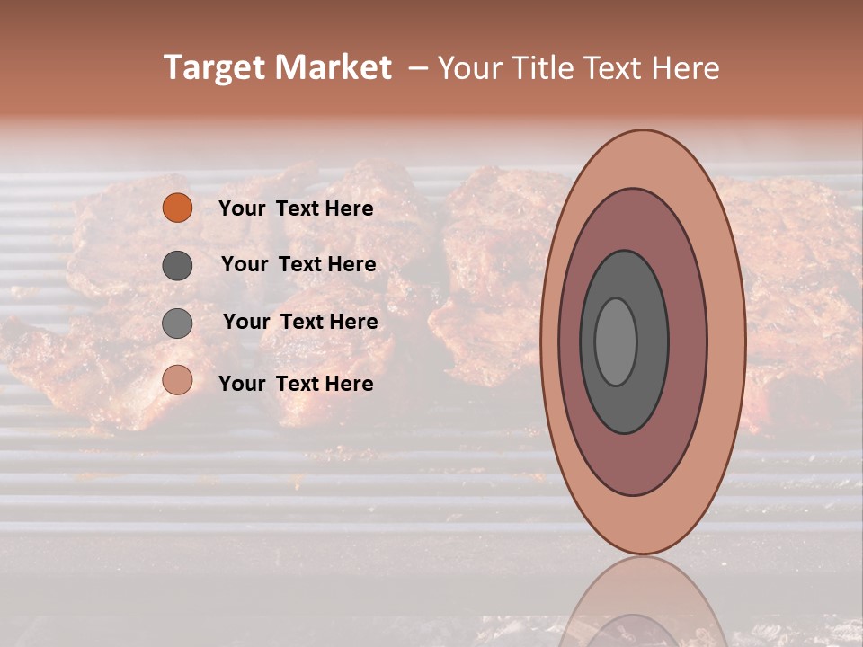 Steak Spices Gas PowerPoint Template