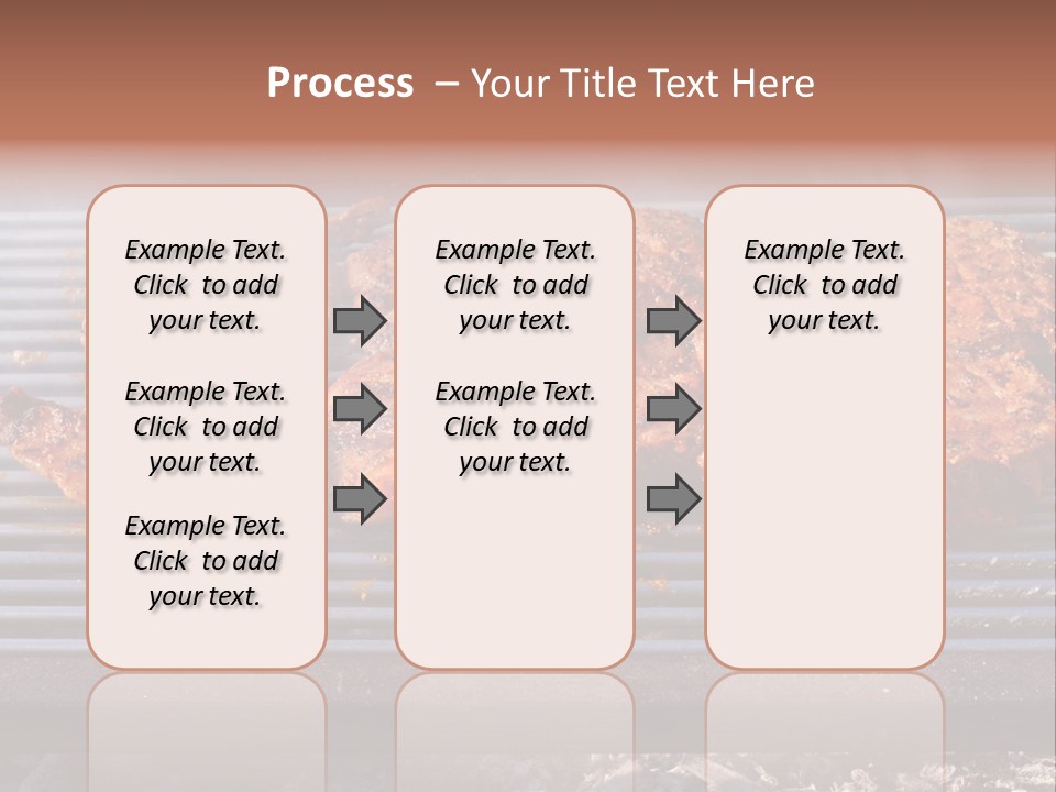Steak Spices Gas PowerPoint Template