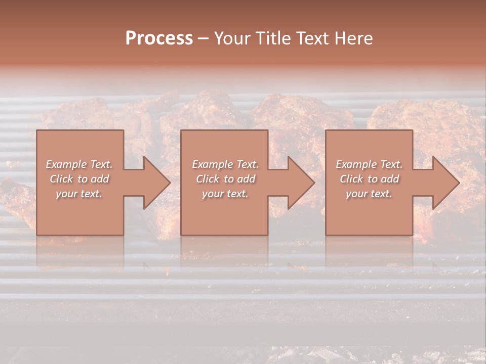 Steak Spices Gas PowerPoint Template