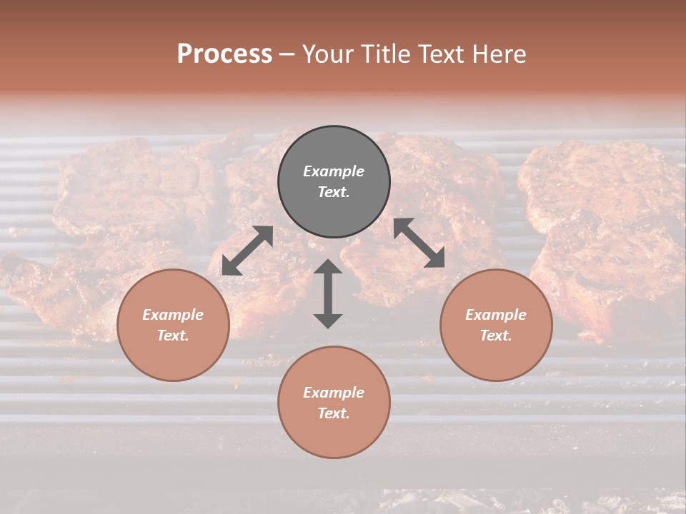 Steak Spices Gas PowerPoint Template