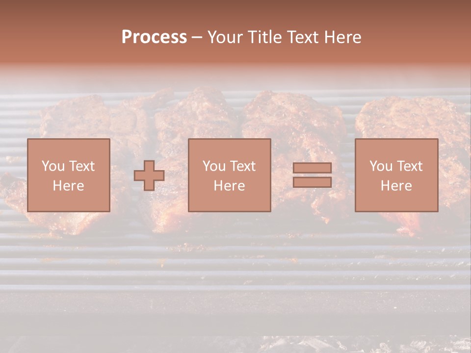 Steak Spices Gas PowerPoint Template