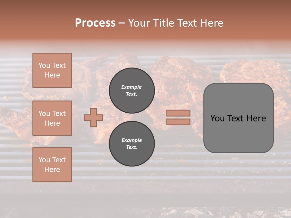 Steak Spices Gas PowerPoint Template