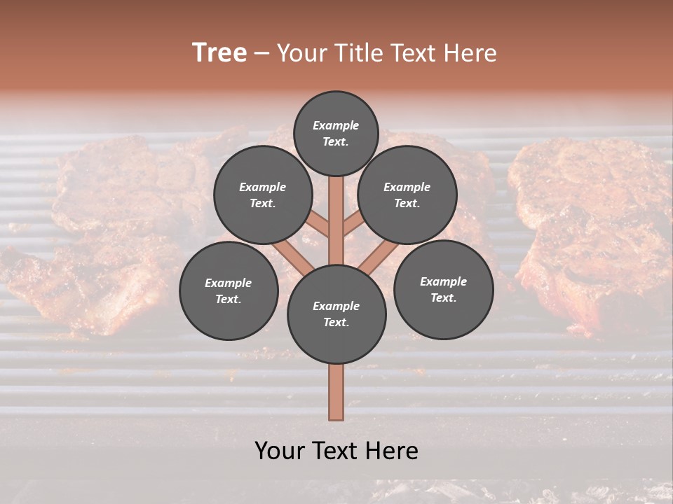 Steak Spices Gas PowerPoint Template