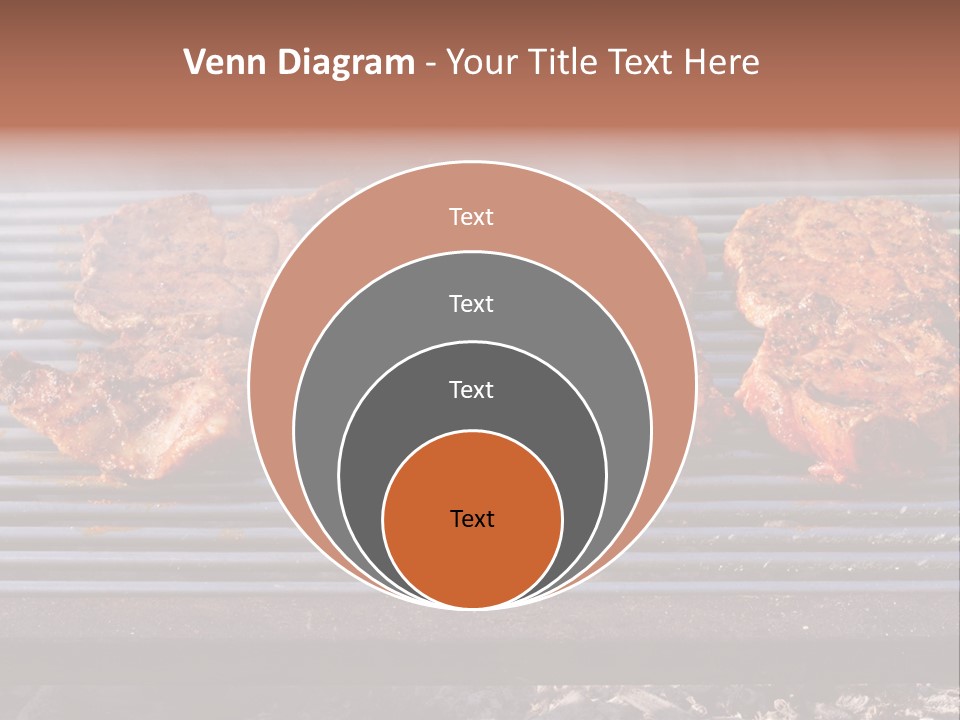 Steak Spices Gas PowerPoint Template