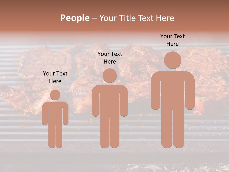 Steak Spices Gas PowerPoint Template