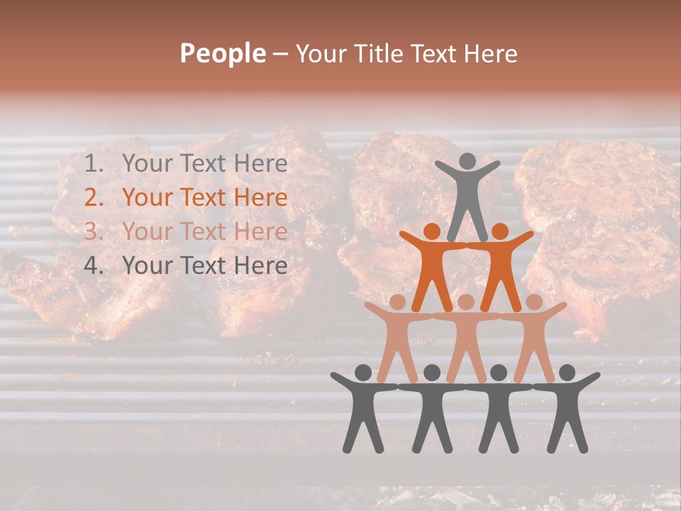 Steak Spices Gas PowerPoint Template