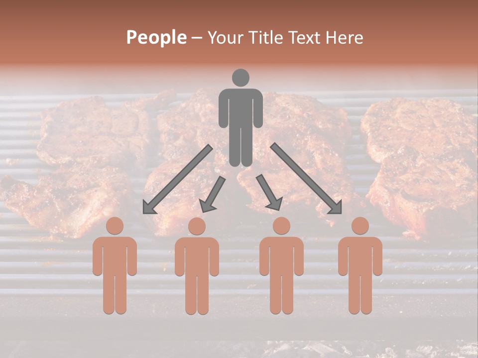 Steak Spices Gas PowerPoint Template