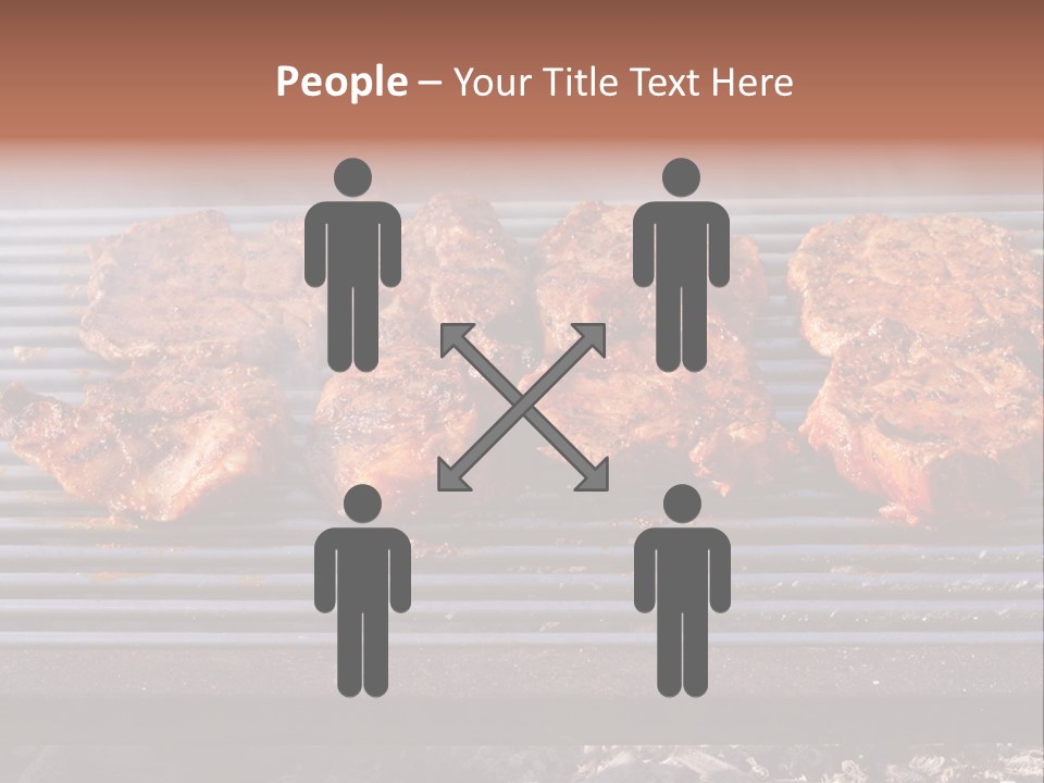 Steak Spices Gas PowerPoint Template