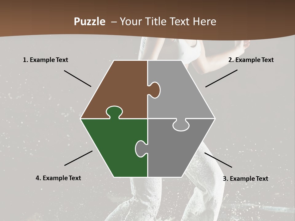 Street Dance Woman PowerPoint Template