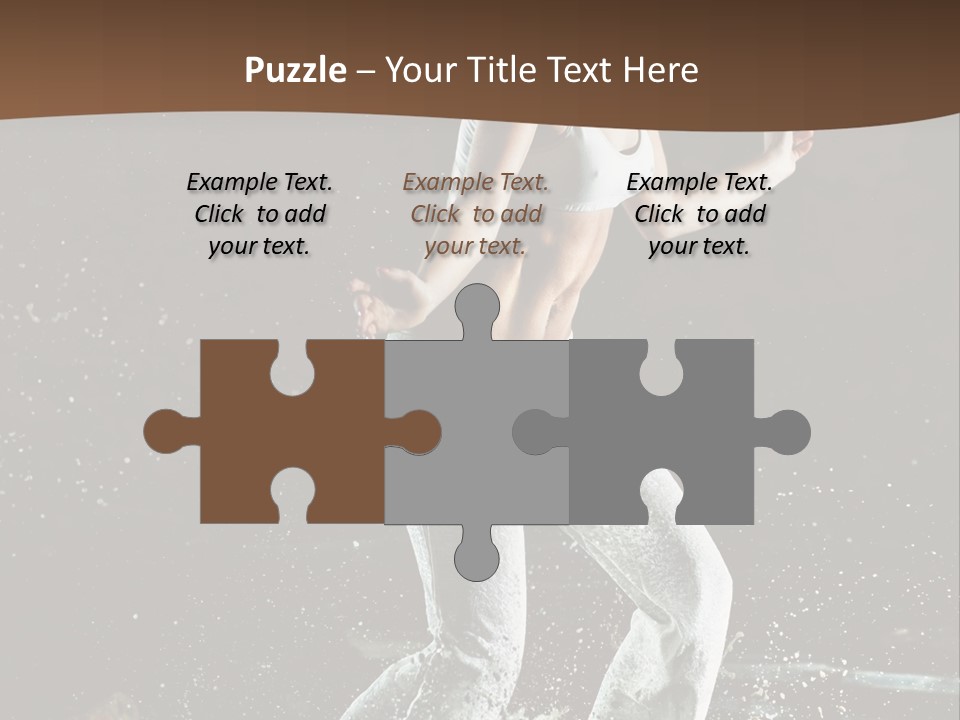 Street Dance Woman PowerPoint Template