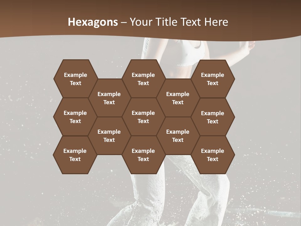 Street Dance Woman PowerPoint Template