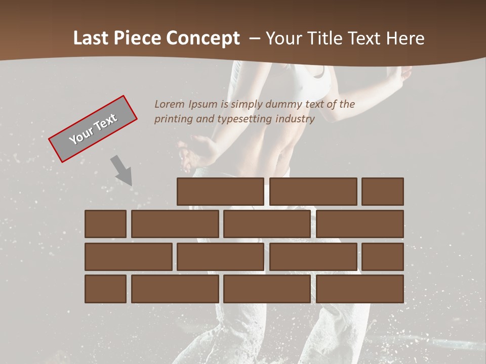 Street Dance Woman PowerPoint Template