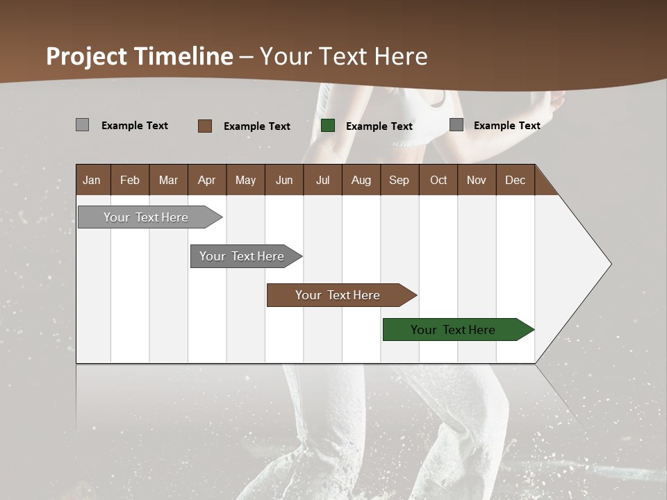 Street Dance Woman PowerPoint Template