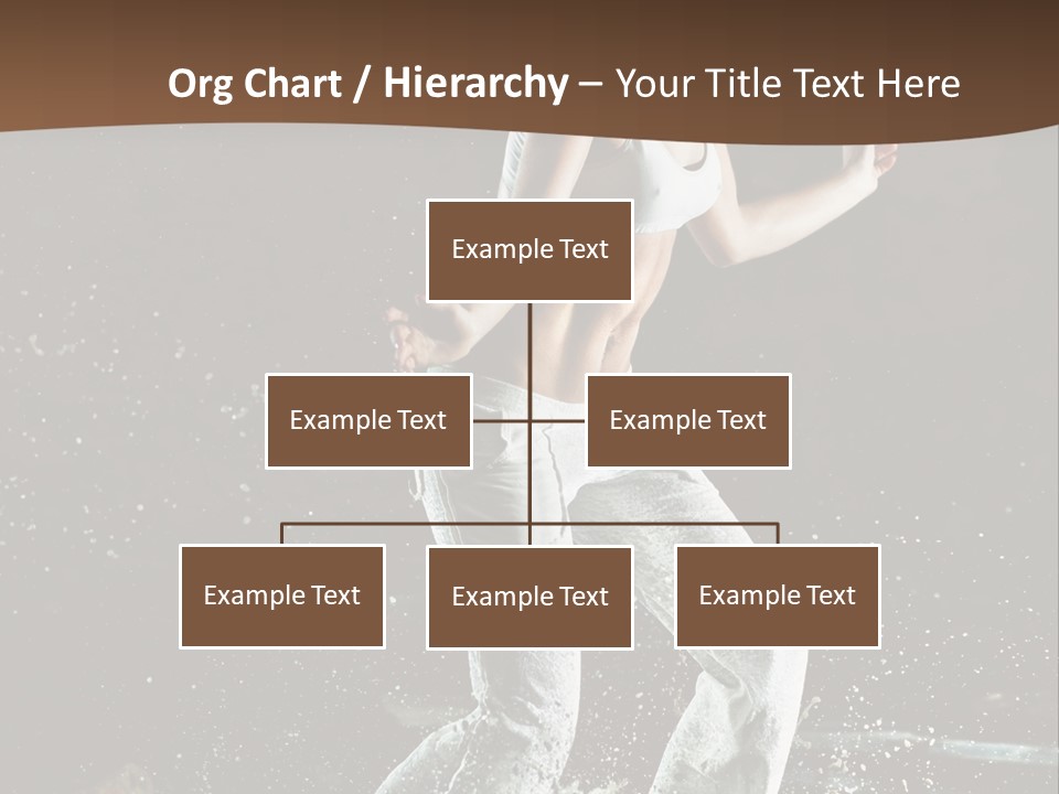 Street Dance Woman PowerPoint Template