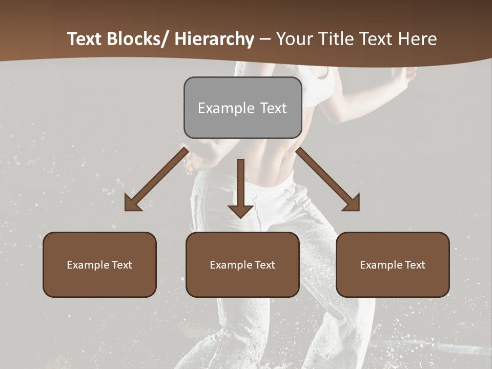 Street Dance Woman PowerPoint Template