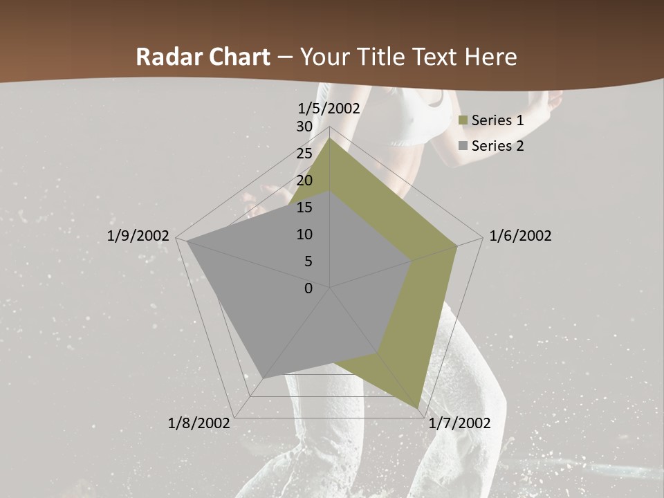 Street Dance Woman PowerPoint Template