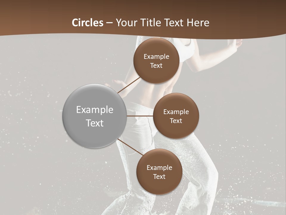 Street Dance Woman PowerPoint Template