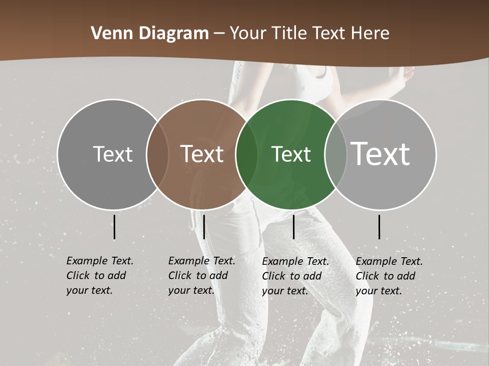 Street Dance Woman PowerPoint Template