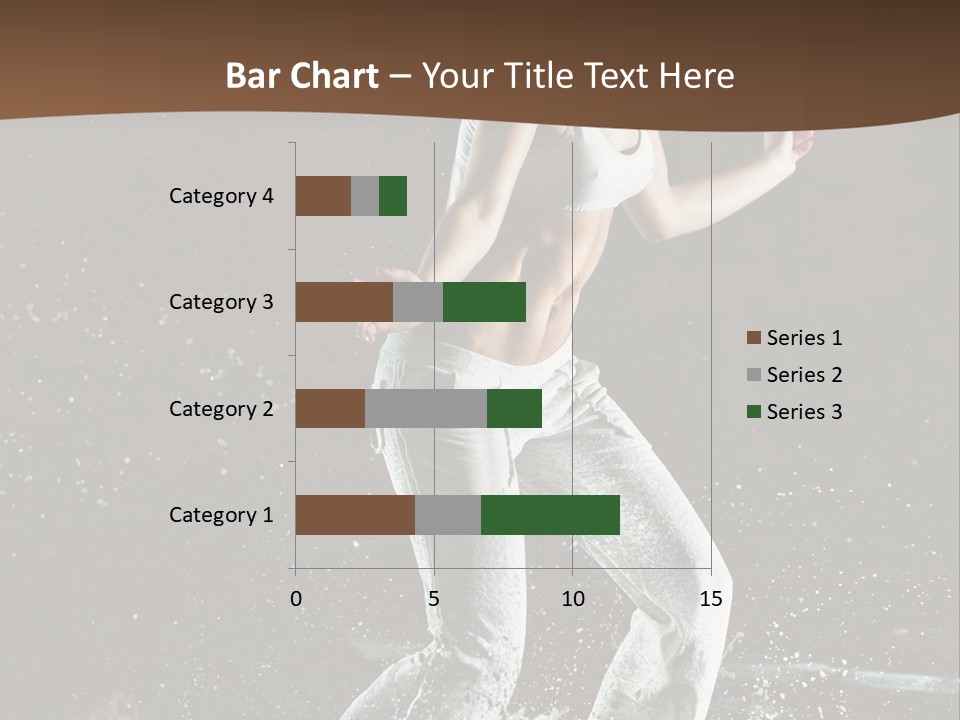 Street Dance Woman PowerPoint Template