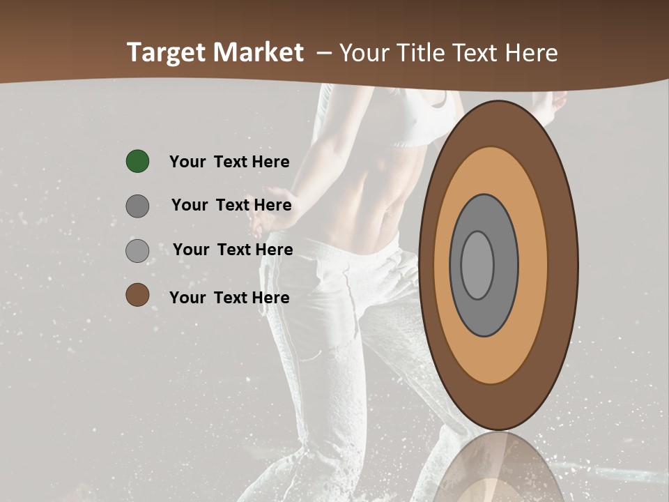 Street Dance Woman PowerPoint Template