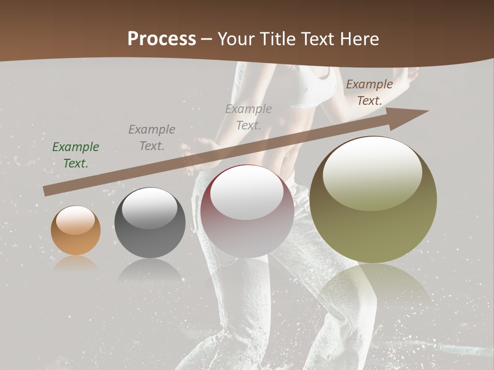 Street Dance Woman PowerPoint Template