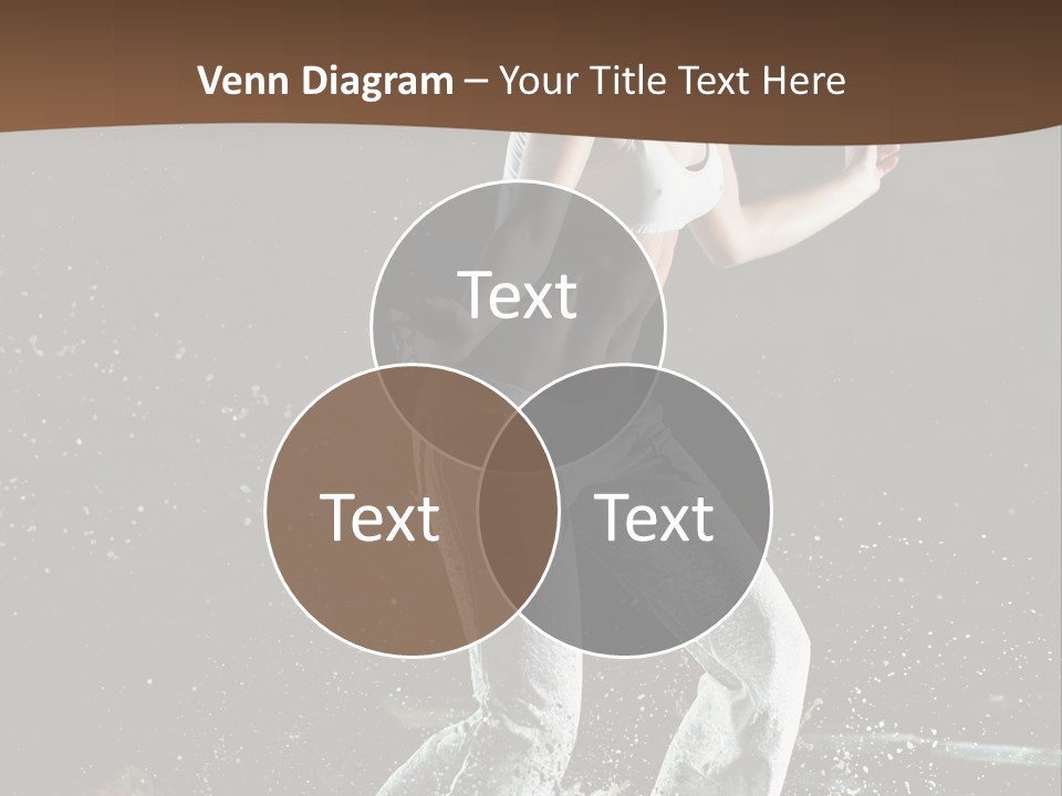 Street Dance Woman PowerPoint Template