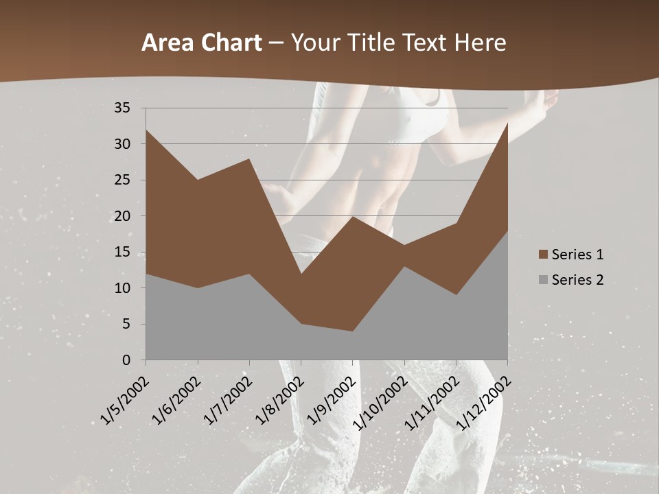 Street Dance Woman PowerPoint Template