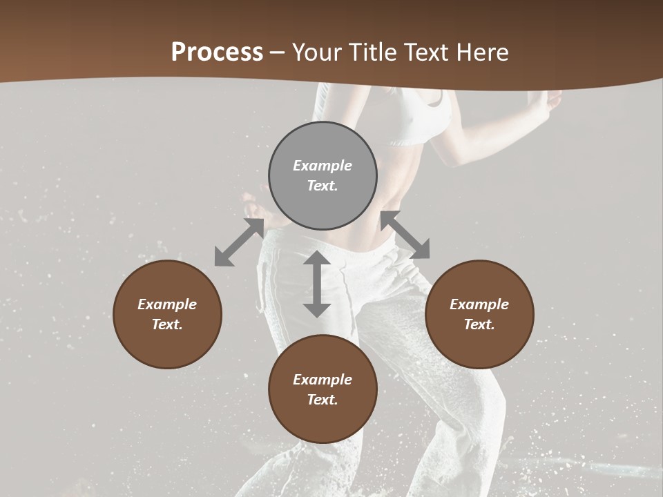 Street Dance Woman PowerPoint Template