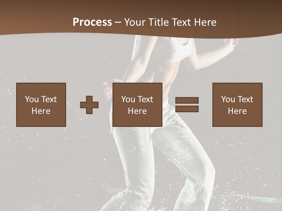 Street Dance Woman PowerPoint Template