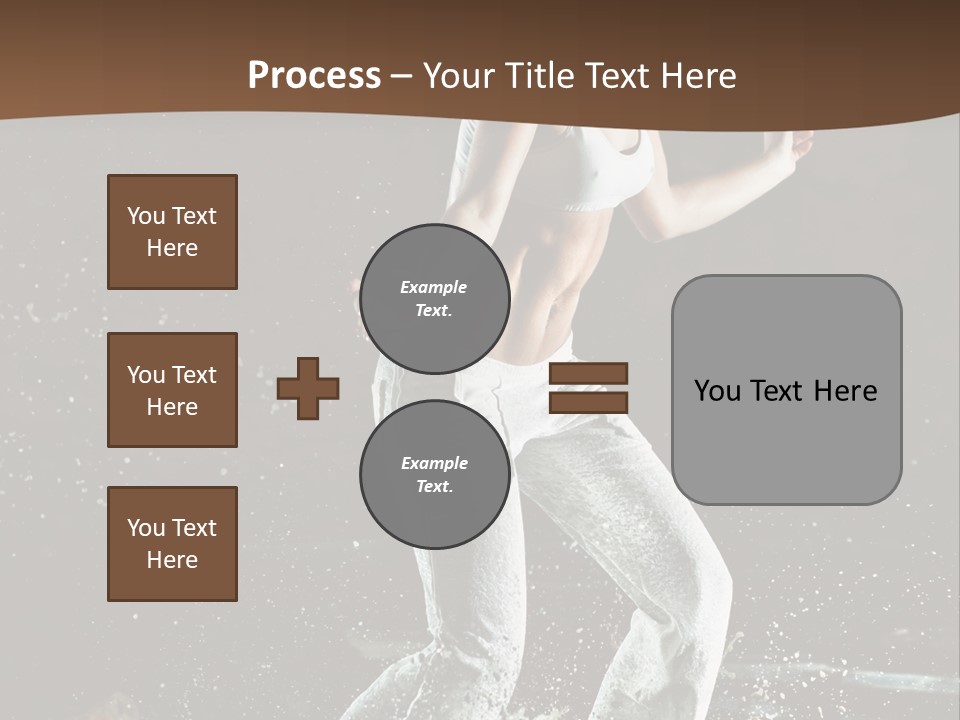 Street Dance Woman PowerPoint Template