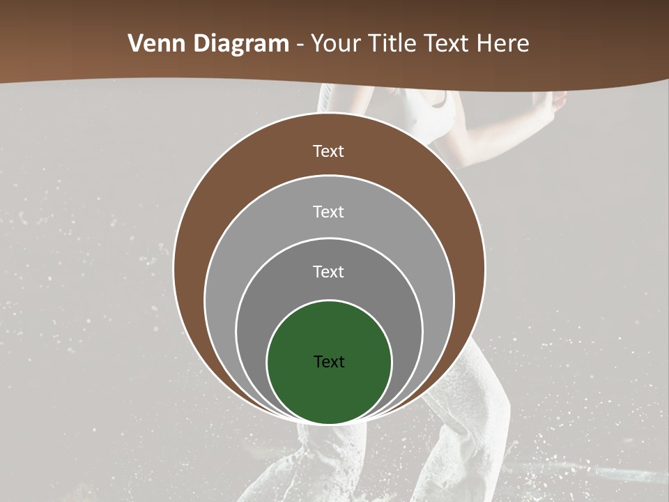 Street Dance Woman PowerPoint Template