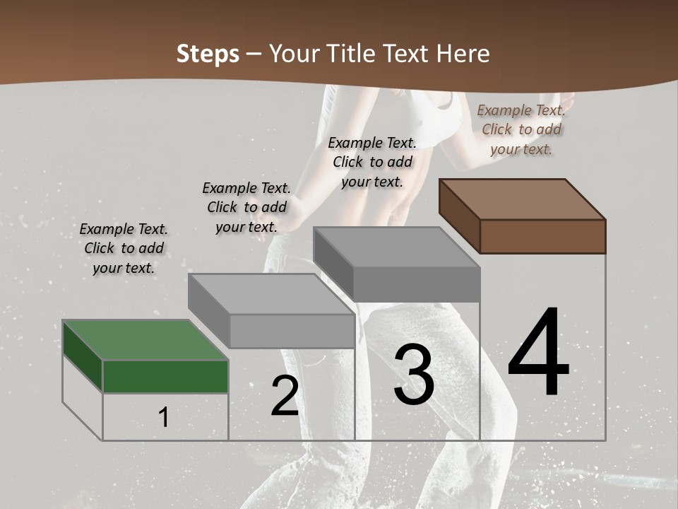 Street Dance Woman PowerPoint Template