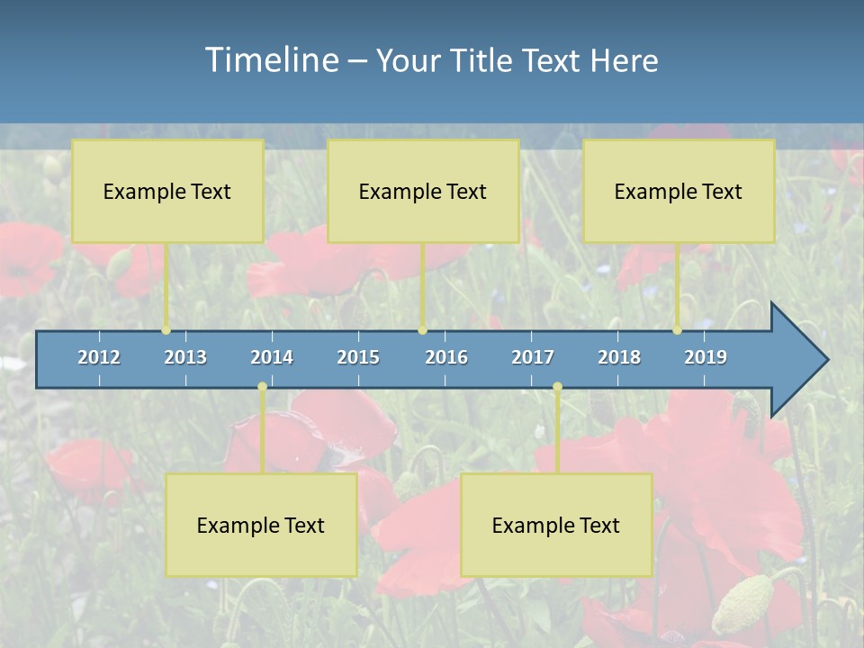 Red Poppies PowerPoint Template