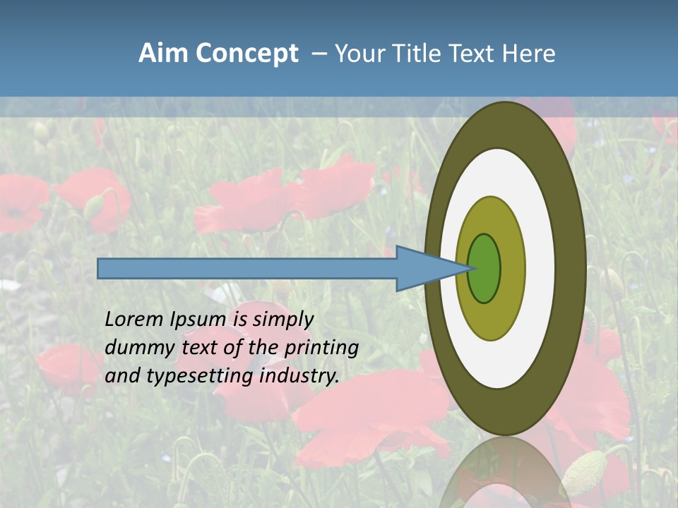 Red Poppies PowerPoint Template