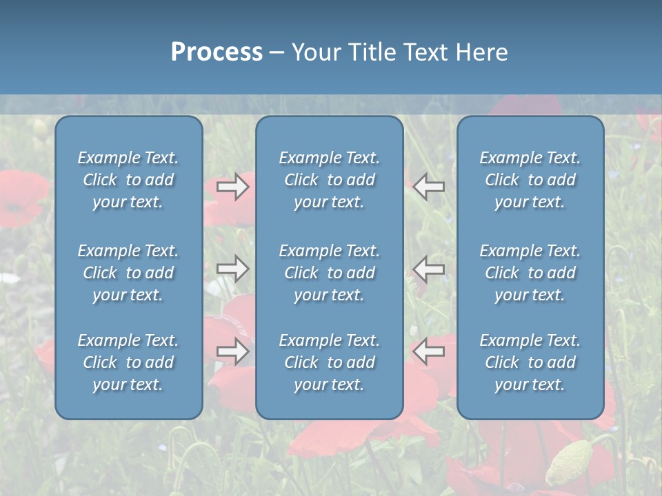 Red Poppies PowerPoint Template