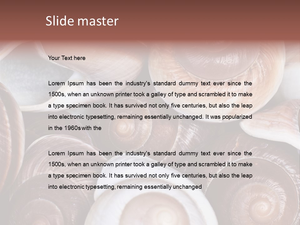 Sand Large Objects PowerPoint Template