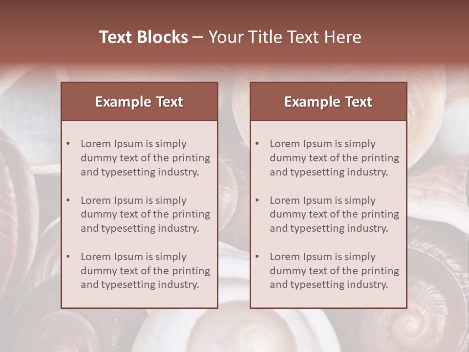 Sand Large Objects PowerPoint Template