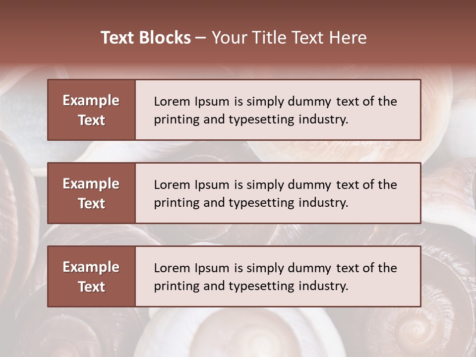 Sand Large Objects PowerPoint Template