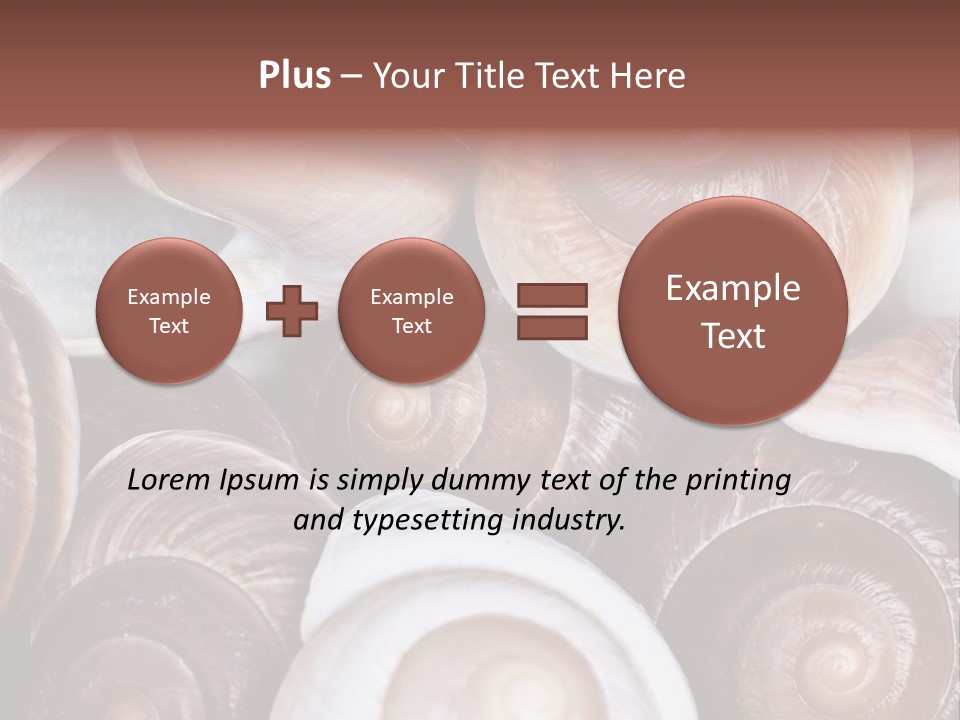 Sand Large Objects PowerPoint Template