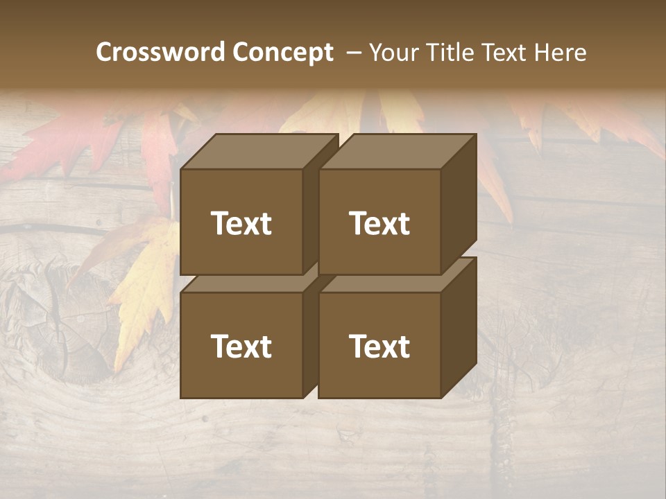 Design Fall Damaged PowerPoint Template