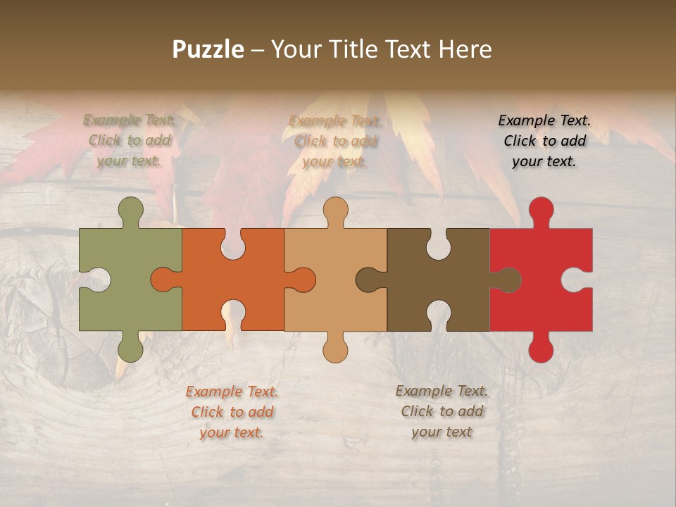 Design Fall Damaged PowerPoint Template