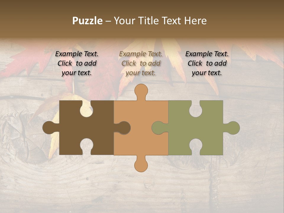 Design Fall Damaged PowerPoint Template