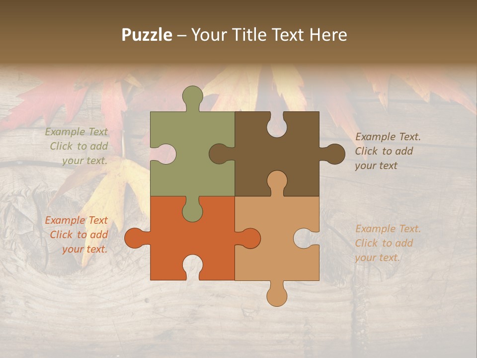 Design Fall Damaged PowerPoint Template